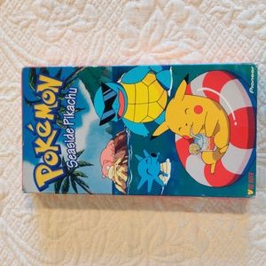 Nintendo Pokemon Seaside Pikachu VHS Movie Video 1997, Used